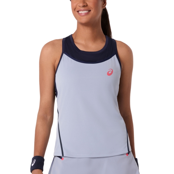 Women`s Tennis Tanks ASICS Match Tank  Grey Blue 2042A435400