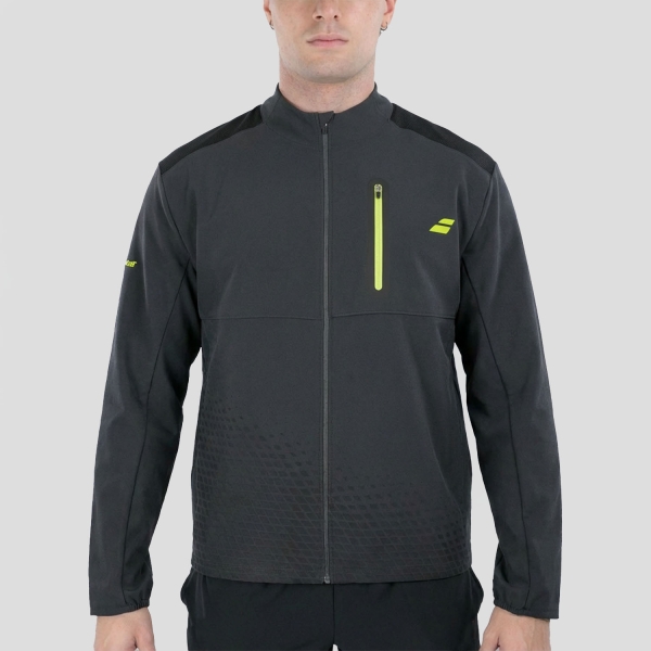 Men's Tennis Jackets Babolat Aero Tech Jacket  Grey/Aero 2MS26121W3027