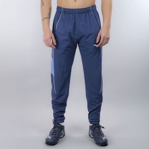 Men's Tennis Pants and Tights Mizuno Frontier Shadow Pants  Estate Blue 62GDD00112