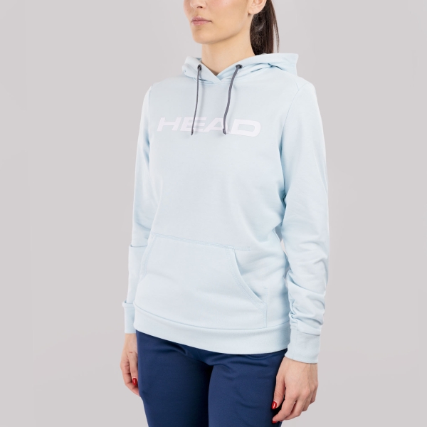 Women's Tennis Shirts and Hoodies HEAD Club Original Hoodie  Light Blue/Ehite 814825LB