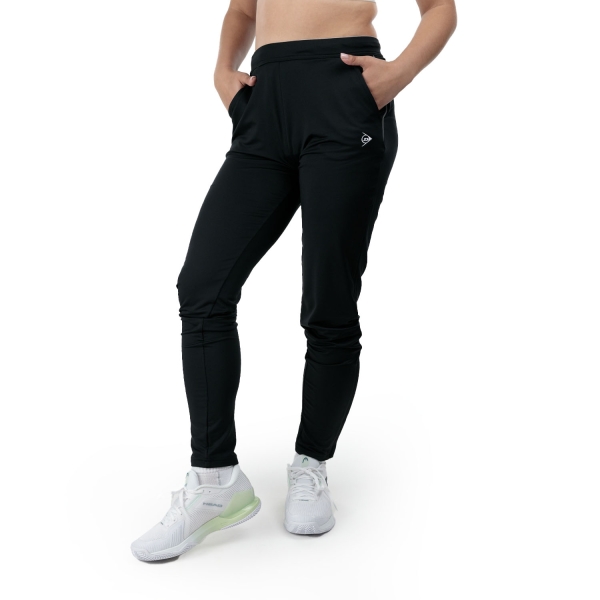Women's Tennis Pants and Tights Dunlop Club Pants  Black 880397