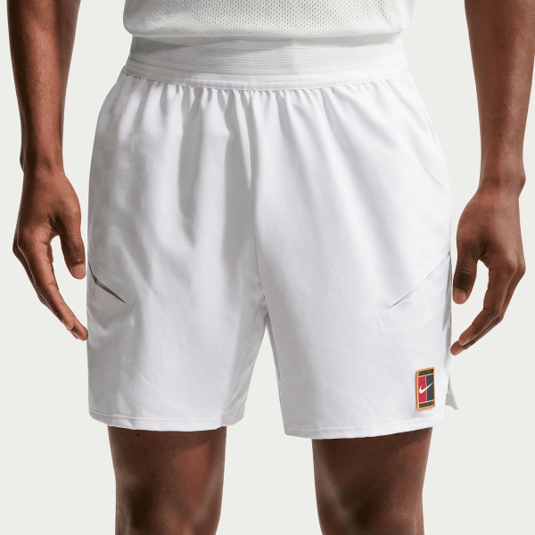 Men's Tennis Shorts Nike Court DriFIT Slam 6in Shorts  White IB1043100