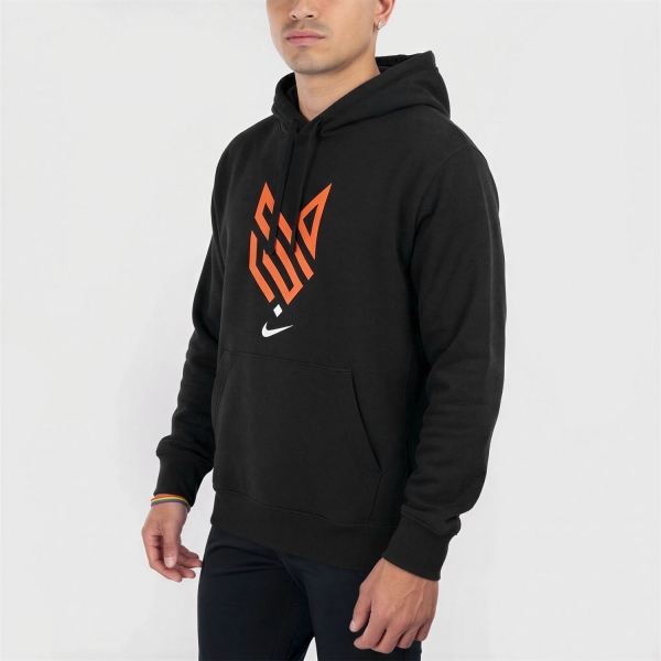 Men's Tennis Shirts and Hoodies Nike Sinner Hoodie  Black/White JF1413010